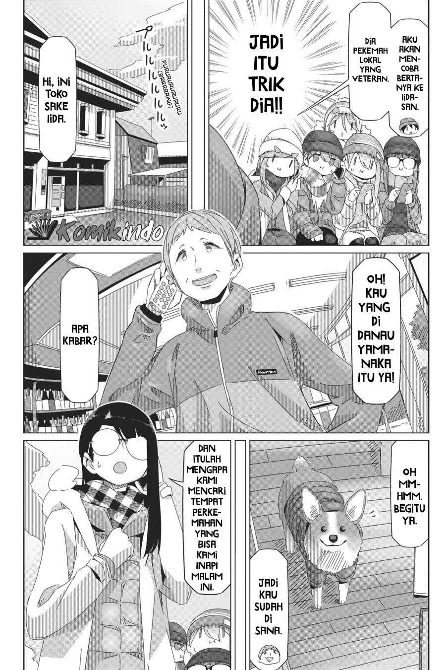 Yuru-Camp Chapter 45 Gambar 8