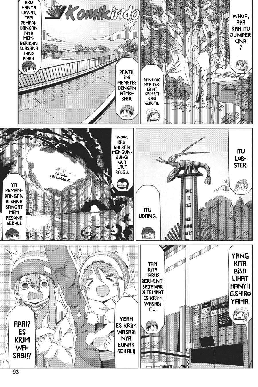 Yuru-Camp Chapter 44 Gambar 14