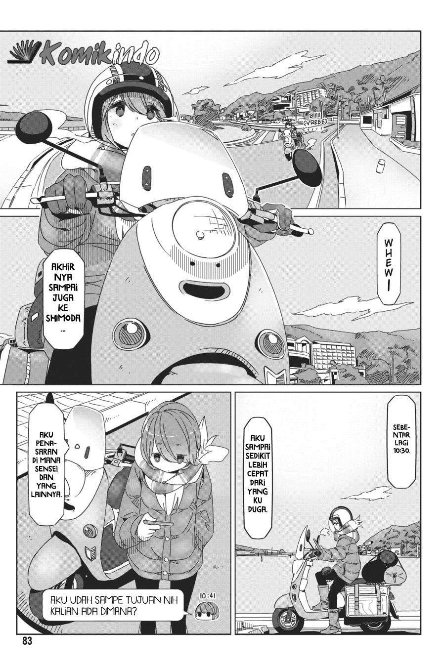Yuru-Camp Chapter 44 Gambar 4