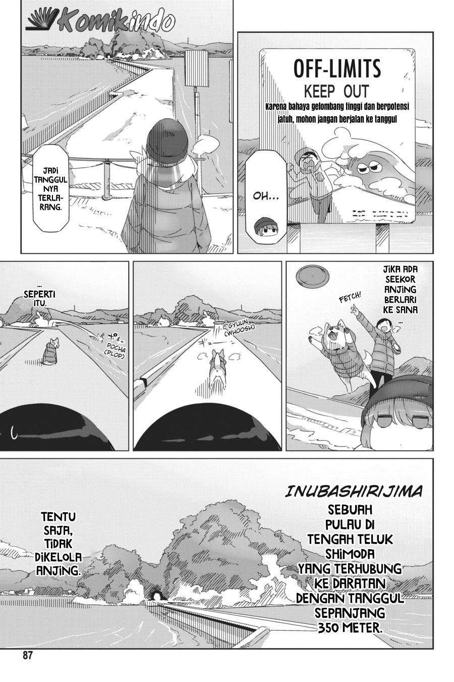 Yuru-Camp Chapter 44 Gambar 8