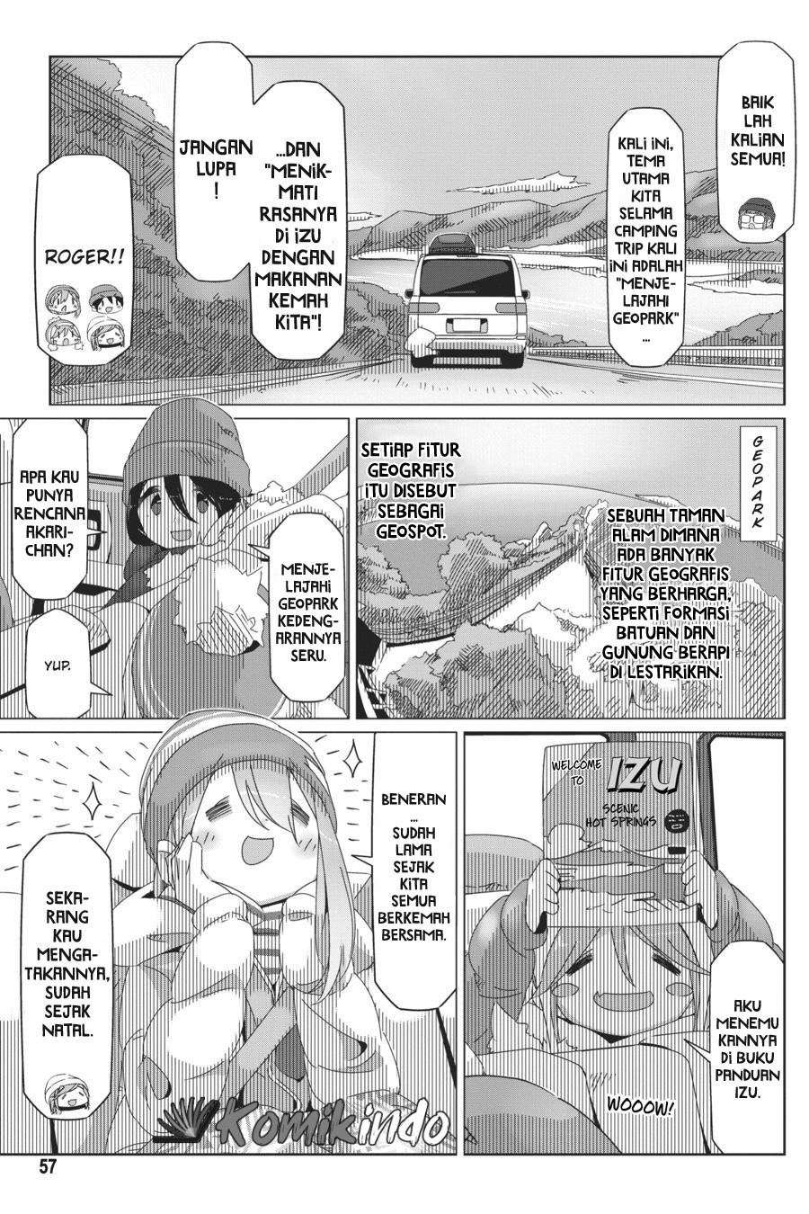 Yuru-Camp Chapter 43 Gambar 4