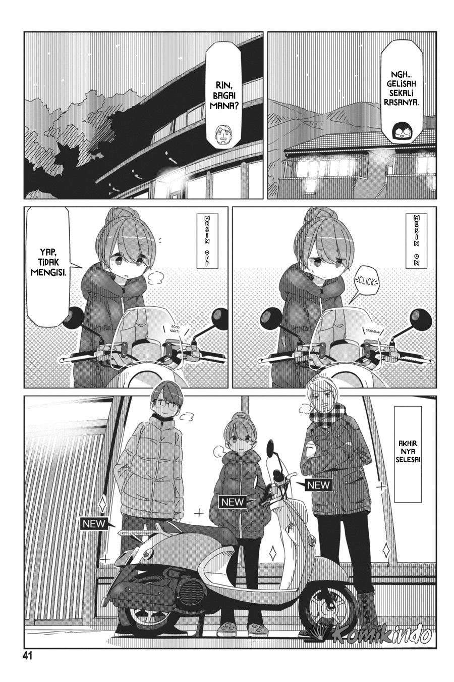 Yuru-Camp Chapter 42 Gambar 14