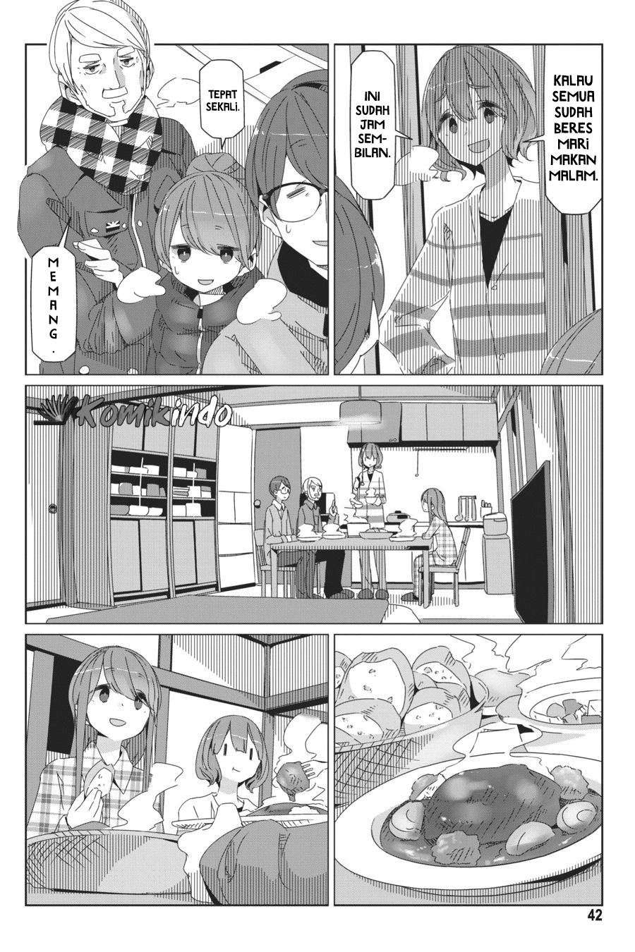 Yuru-Camp Chapter 42 Gambar 15