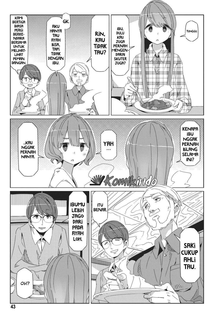 Yuru-Camp Chapter 42 Gambar 16