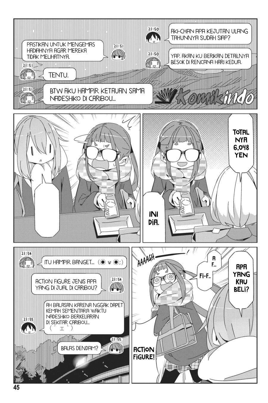 Yuru-Camp Chapter 42 Gambar 18