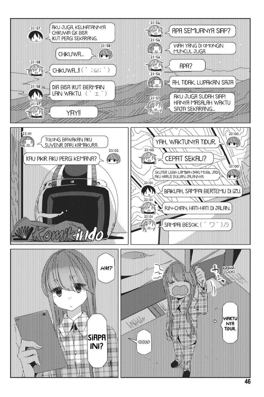 Yuru-Camp Chapter 42 Gambar 19