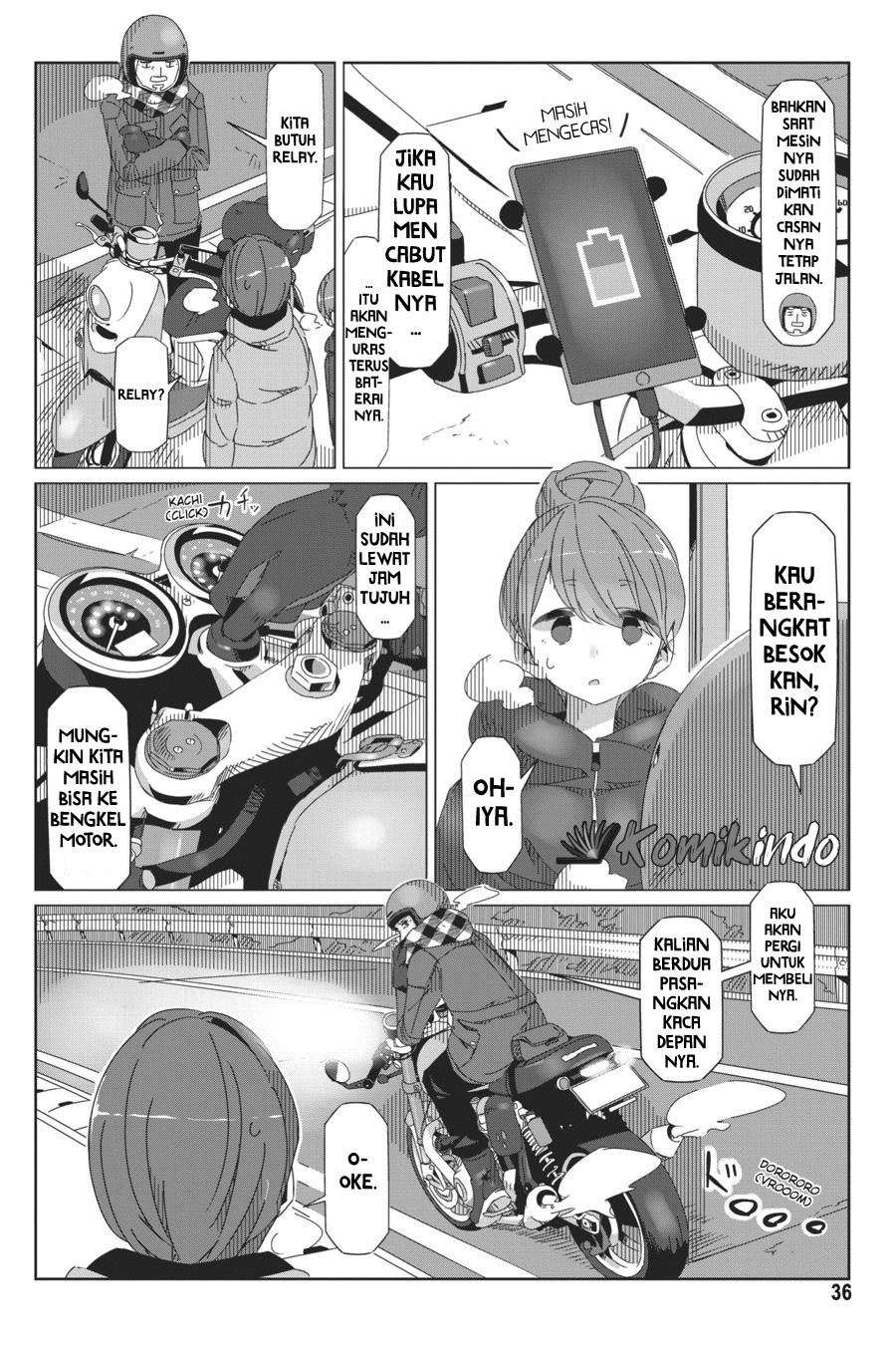 Yuru-Camp Chapter 42 Gambar 9