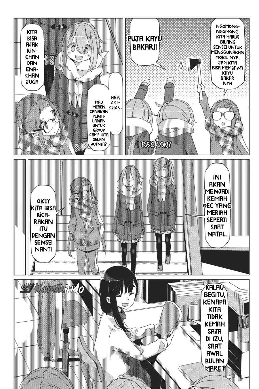 Yuru-Camp Chapter 40 Gambar 8