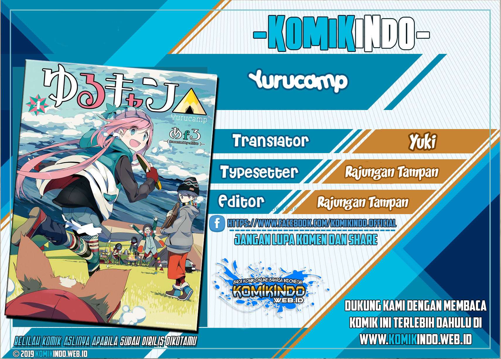 Baca Komik Yuru-Camp Chapter 38 Gambar 1