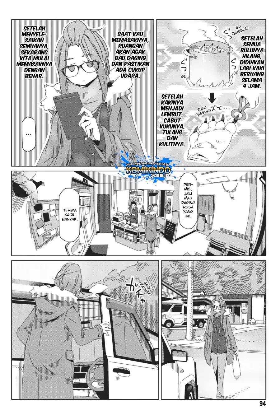 Yuru-Camp Chapter 38 Gambar 17