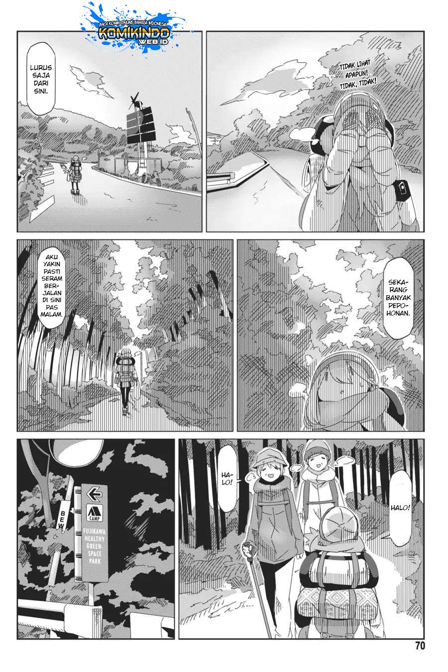 Yuru-Camp Chapter 37 Gambar 18