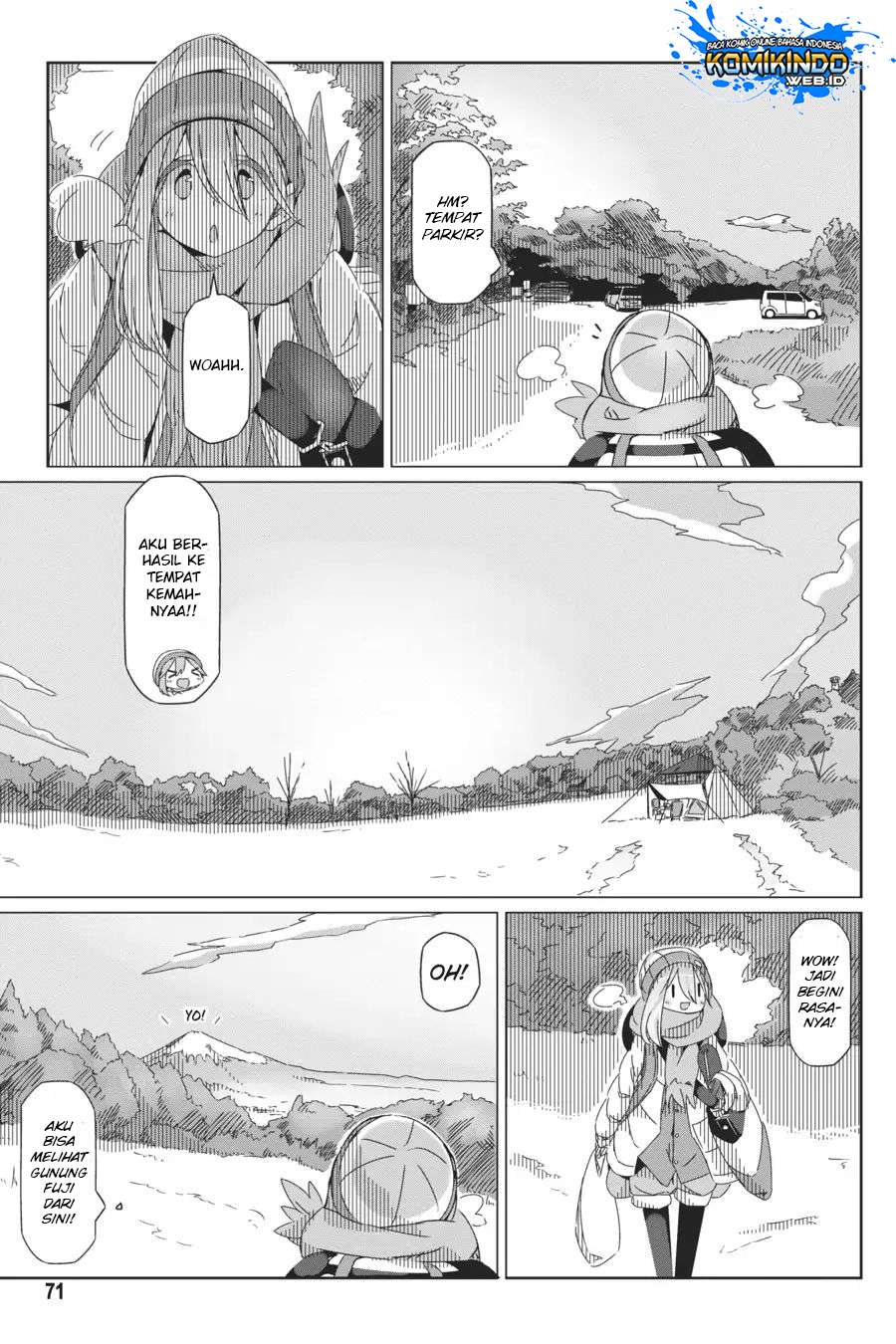 Yuru-Camp Chapter 37 Gambar 19