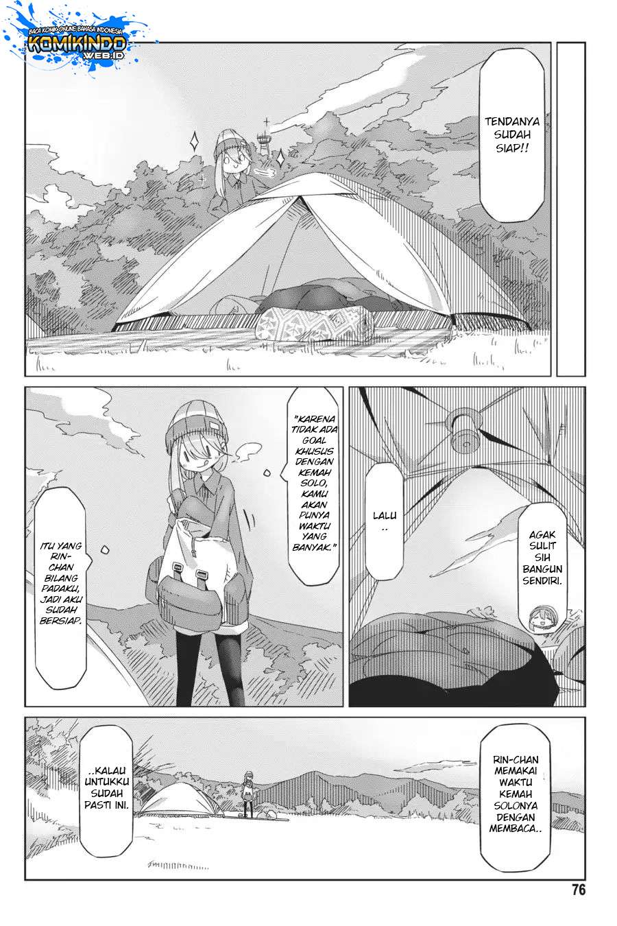 Yuru-Camp Chapter 37 Gambar 23