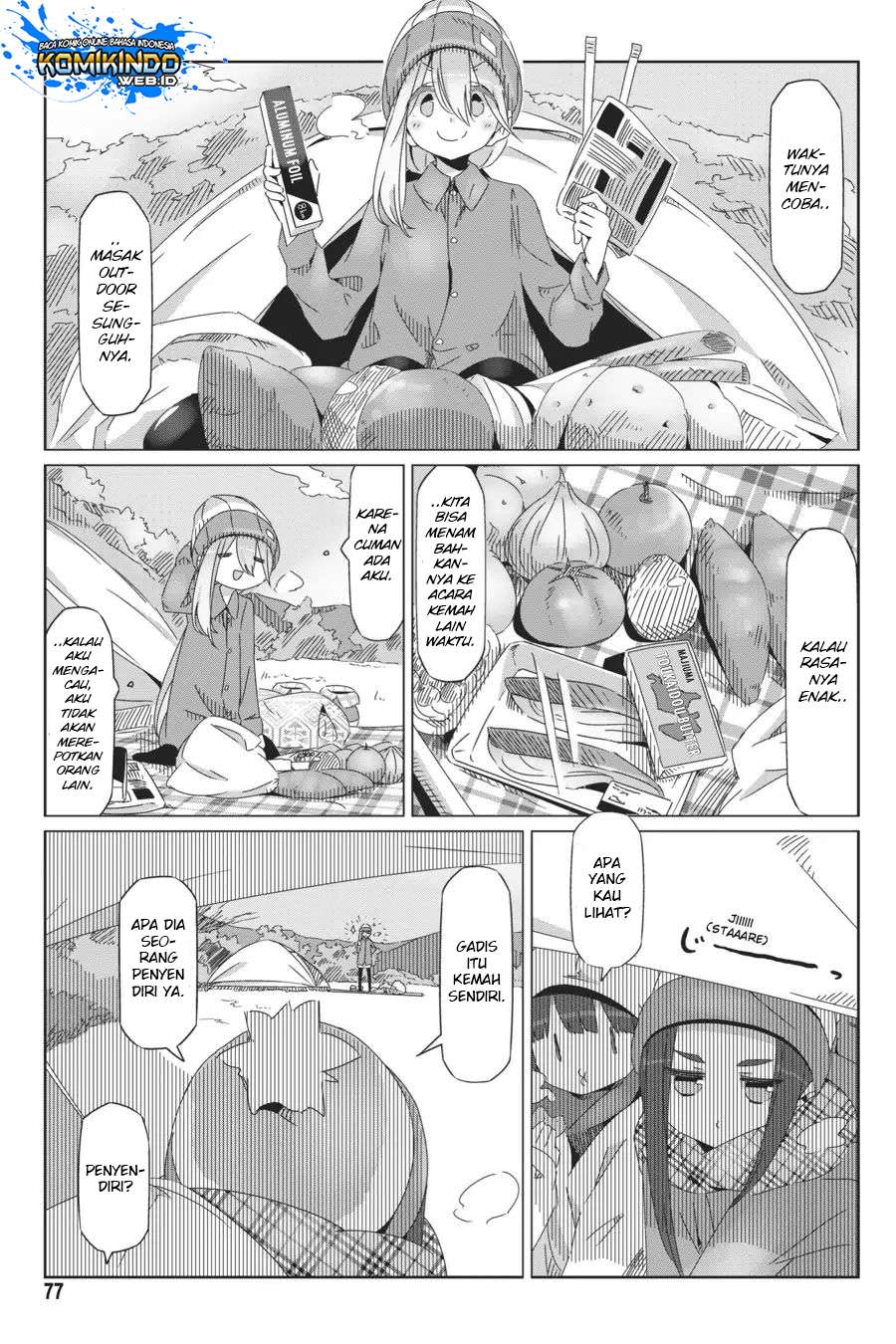 Yuru-Camp Chapter 37 Gambar 24