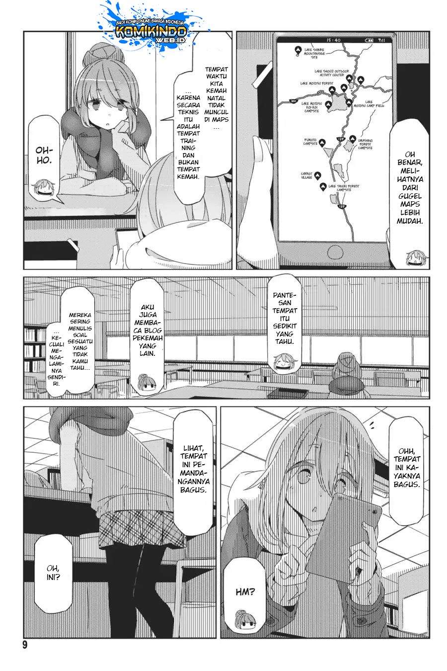 Yuru-Camp Chapter 35 Gambar 11