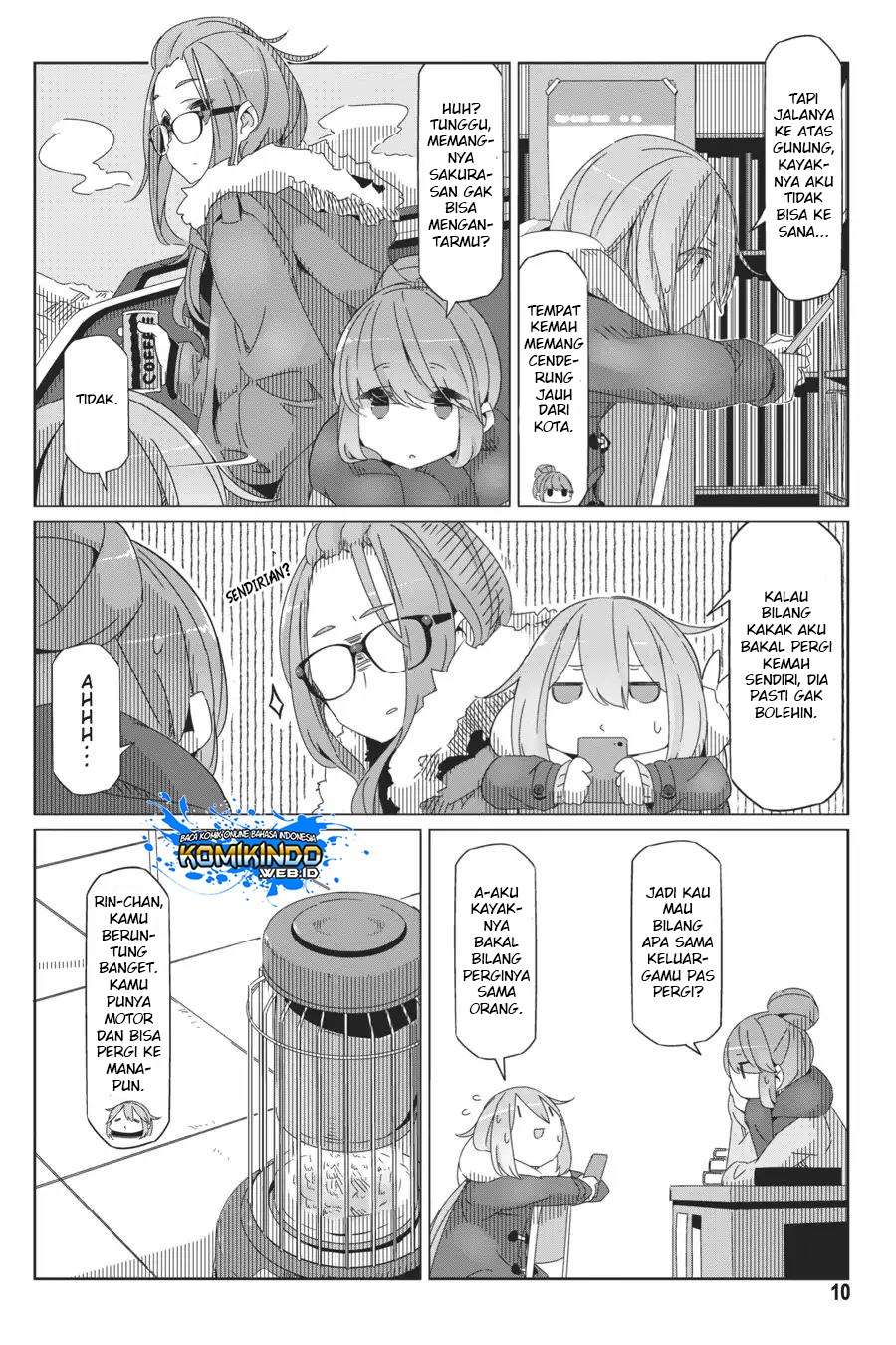 Yuru-Camp Chapter 35 Gambar 12