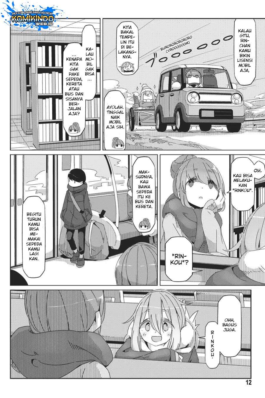Yuru-Camp Chapter 35 Gambar 14
