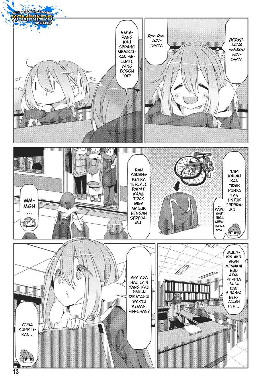 Yuru-Camp Chapter 35 Gambar 15