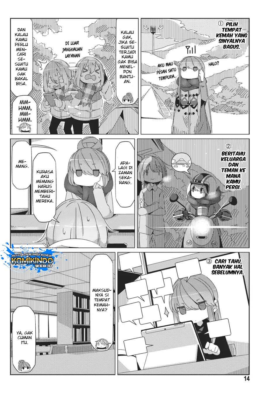 Yuru-Camp Chapter 35 Gambar 17