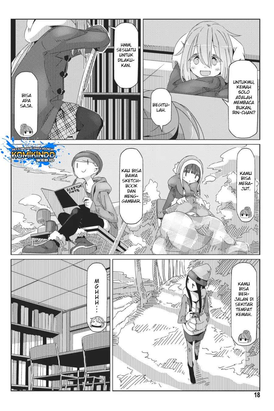 Yuru-Camp Chapter 35 Gambar 21