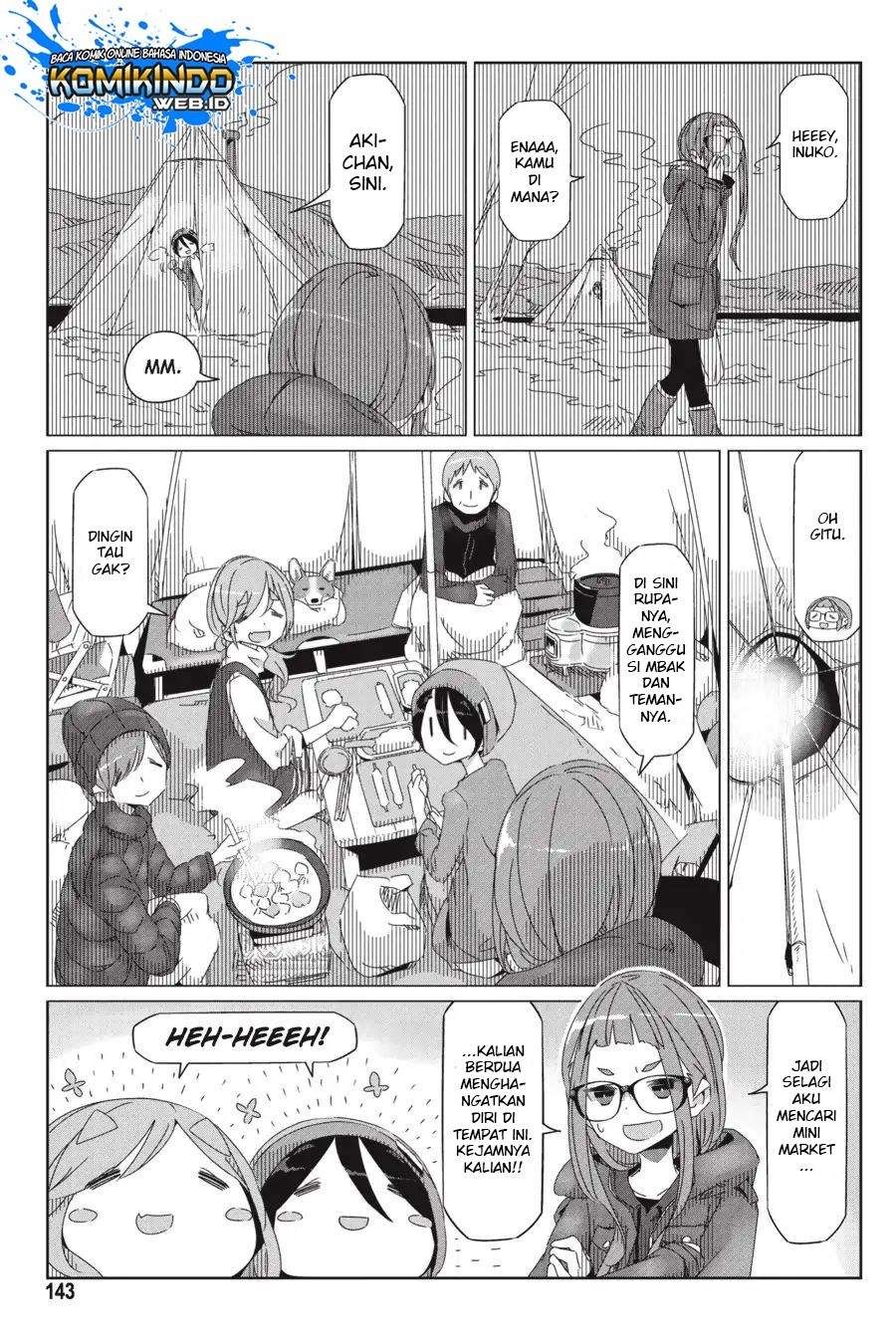 Yuru-Camp Chapter 34 Gambar 12