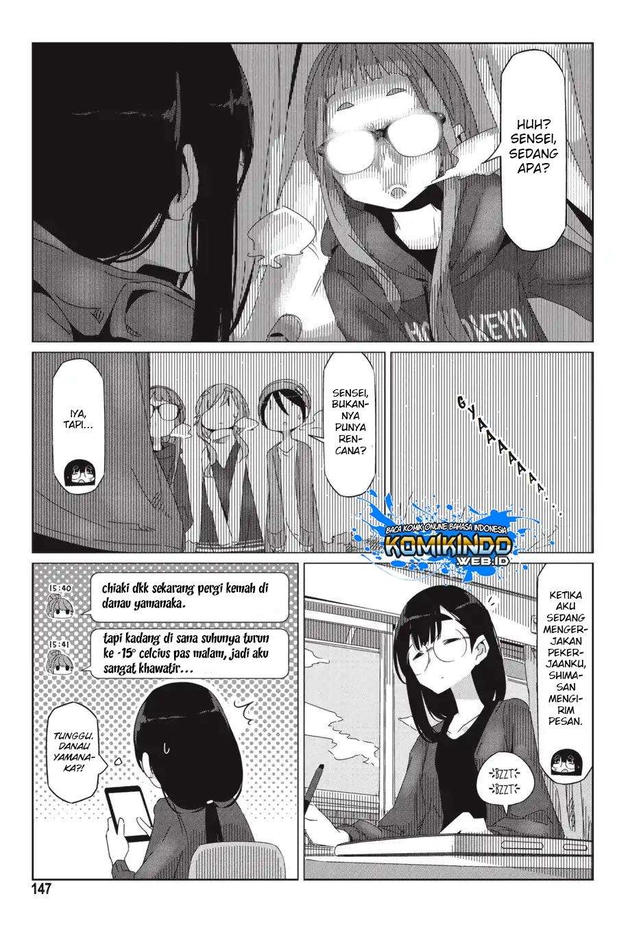 Yuru-Camp Chapter 34 Gambar 17