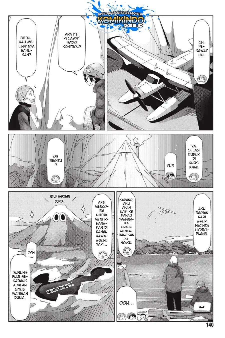 Yuru-Camp Chapter 34 Gambar 9