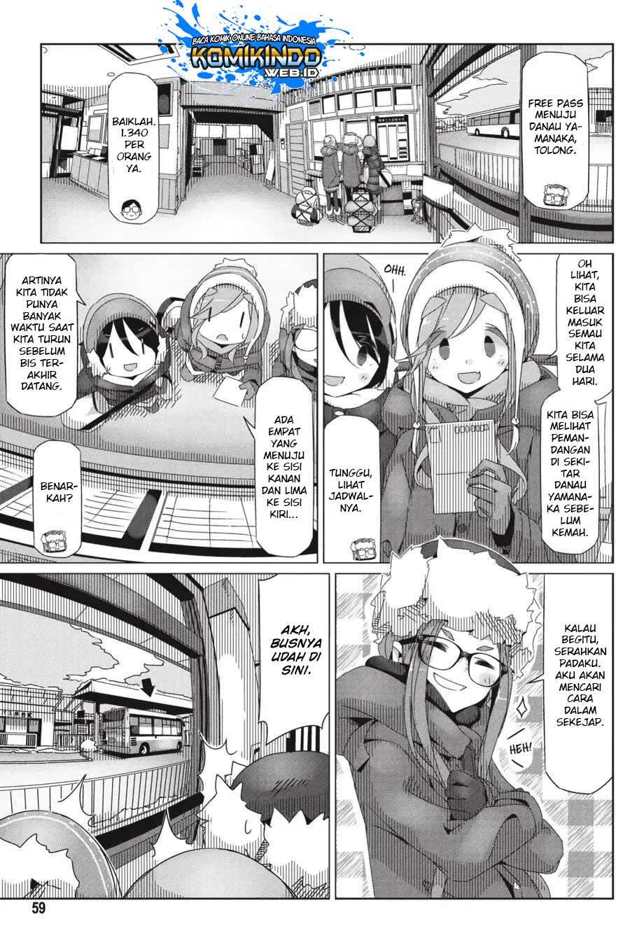 Yuru-Camp Chapter 31 Gambar 6