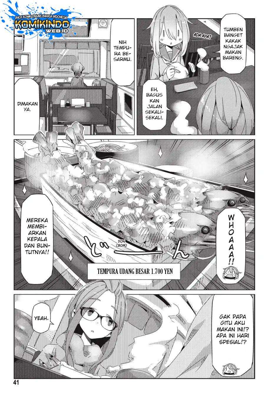 Yuru-Camp Chapter 30 Gambar 14