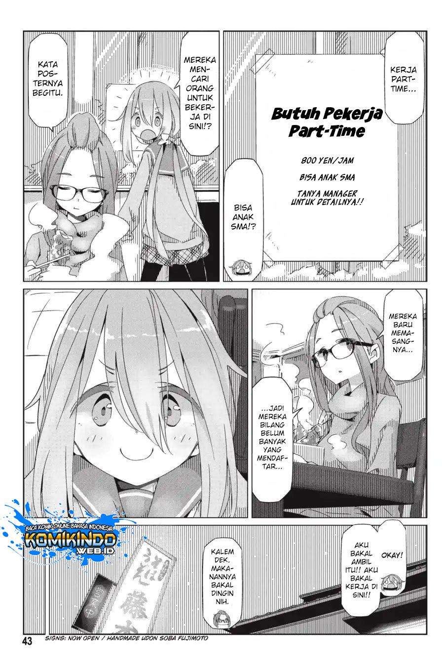 Yuru-Camp Chapter 30 Gambar 17