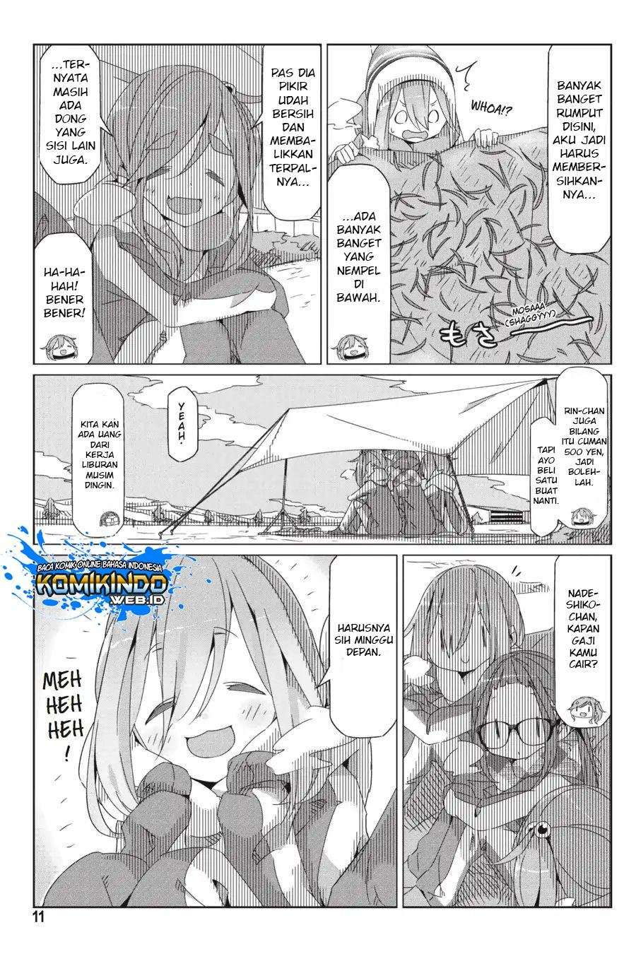 Yuru-Camp Chapter 29 Gambar 13