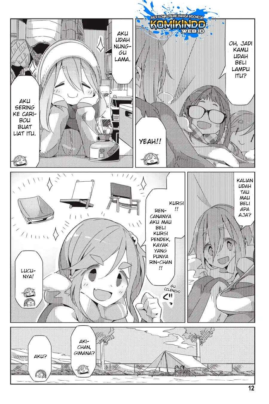 Yuru-Camp Chapter 29 Gambar 14