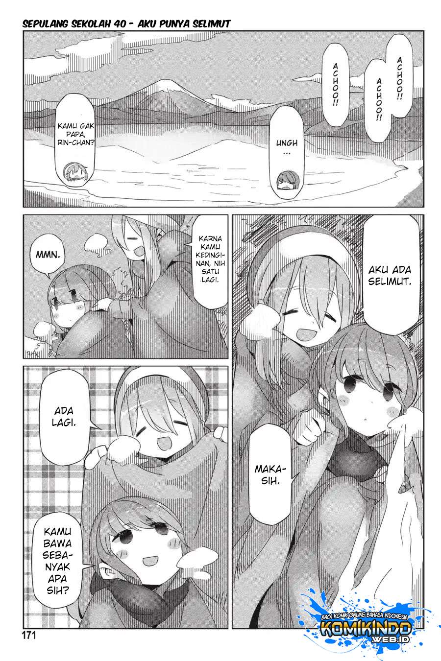 Yuru-Camp Chapter 28.5 Gambar 28