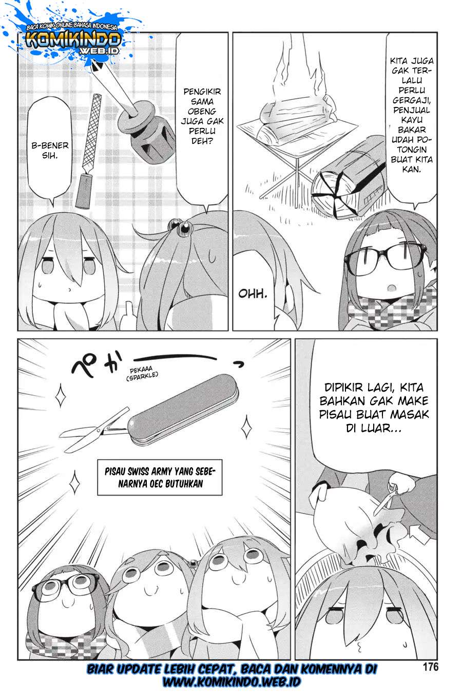 Yuru-Camp Chapter 28.5 Gambar 33