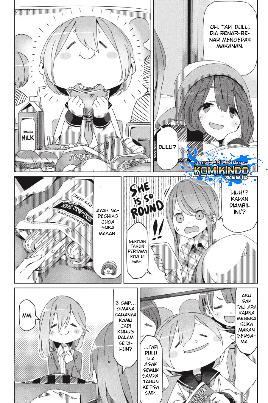 Yuru-Camp Chapter 28 Gambar 14