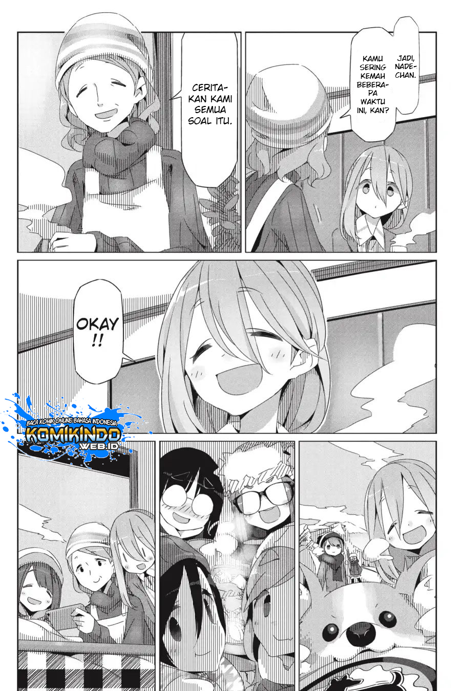 Yuru-Camp Chapter 28 Gambar 17