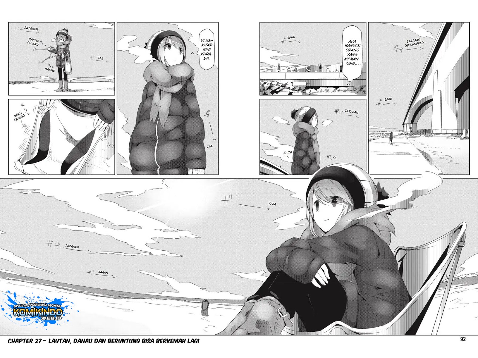 Yuru-Camp Chapter 27 Gambar 5