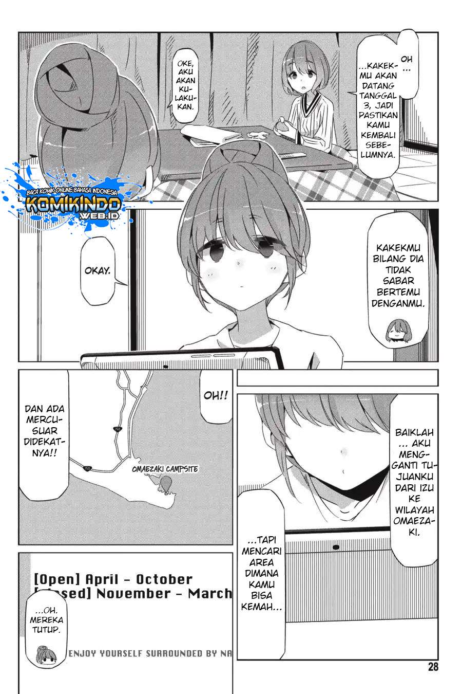 Yuru-Camp Chapter 24 Gambar 30