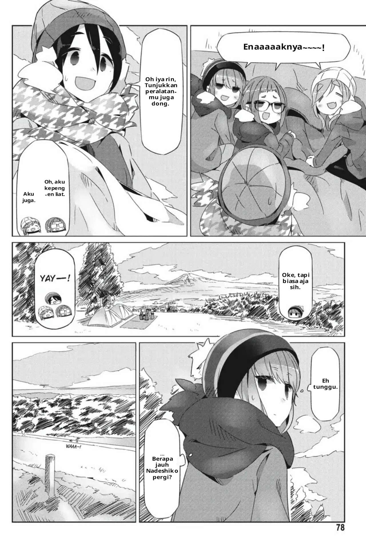 Yuru-Camp Chapter 21 Gambar 16