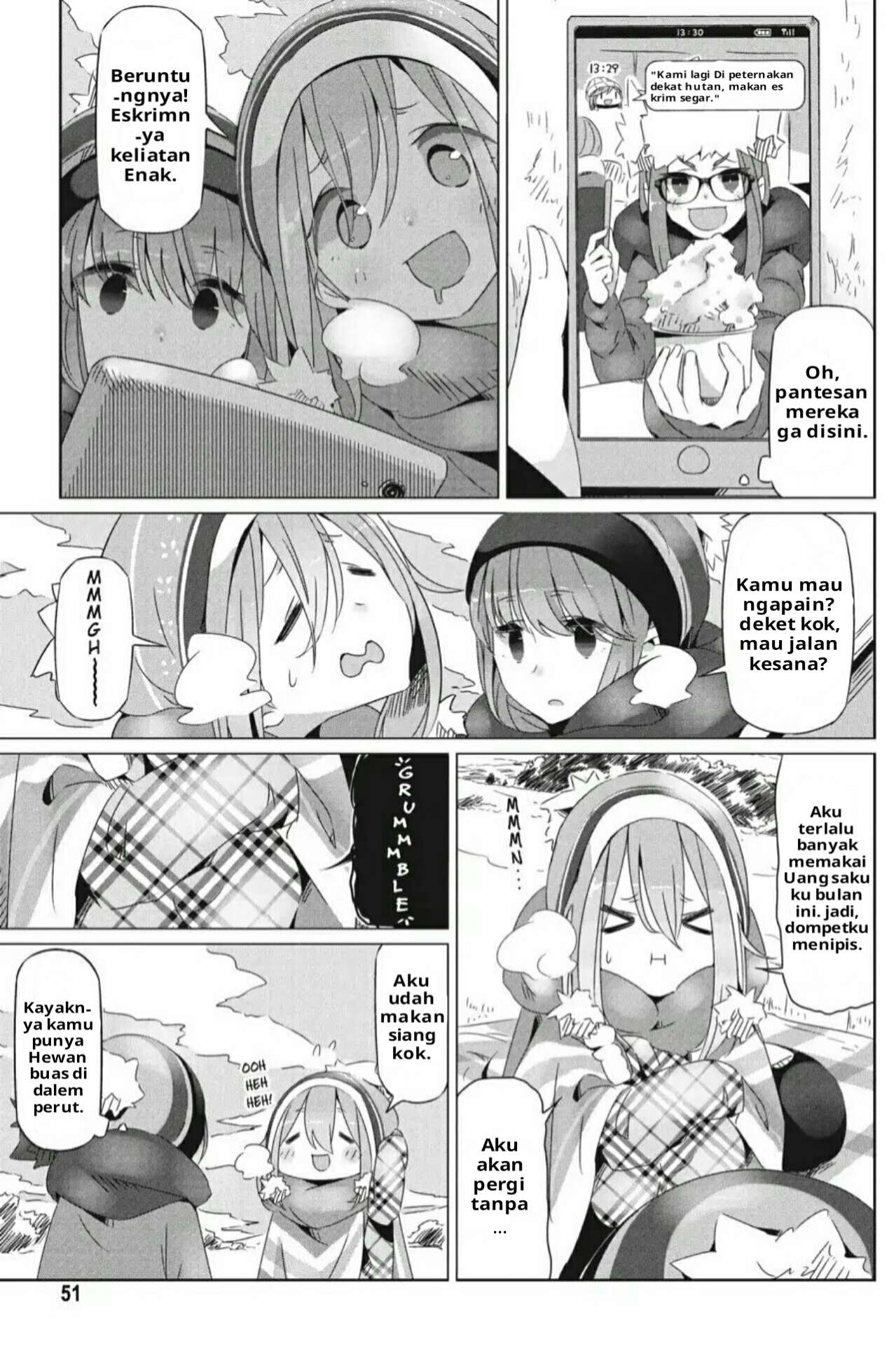 Yuru-Camp Chapter 20 Gambar 17