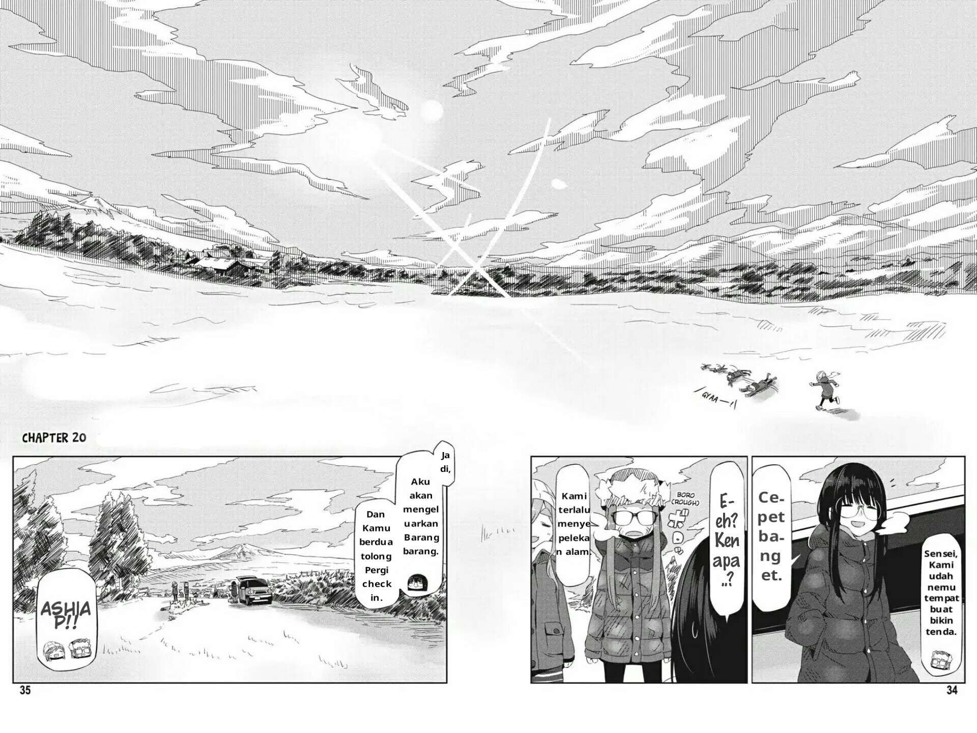 Baca Manga Yuru-Camp Chapter 20 Gambar 2