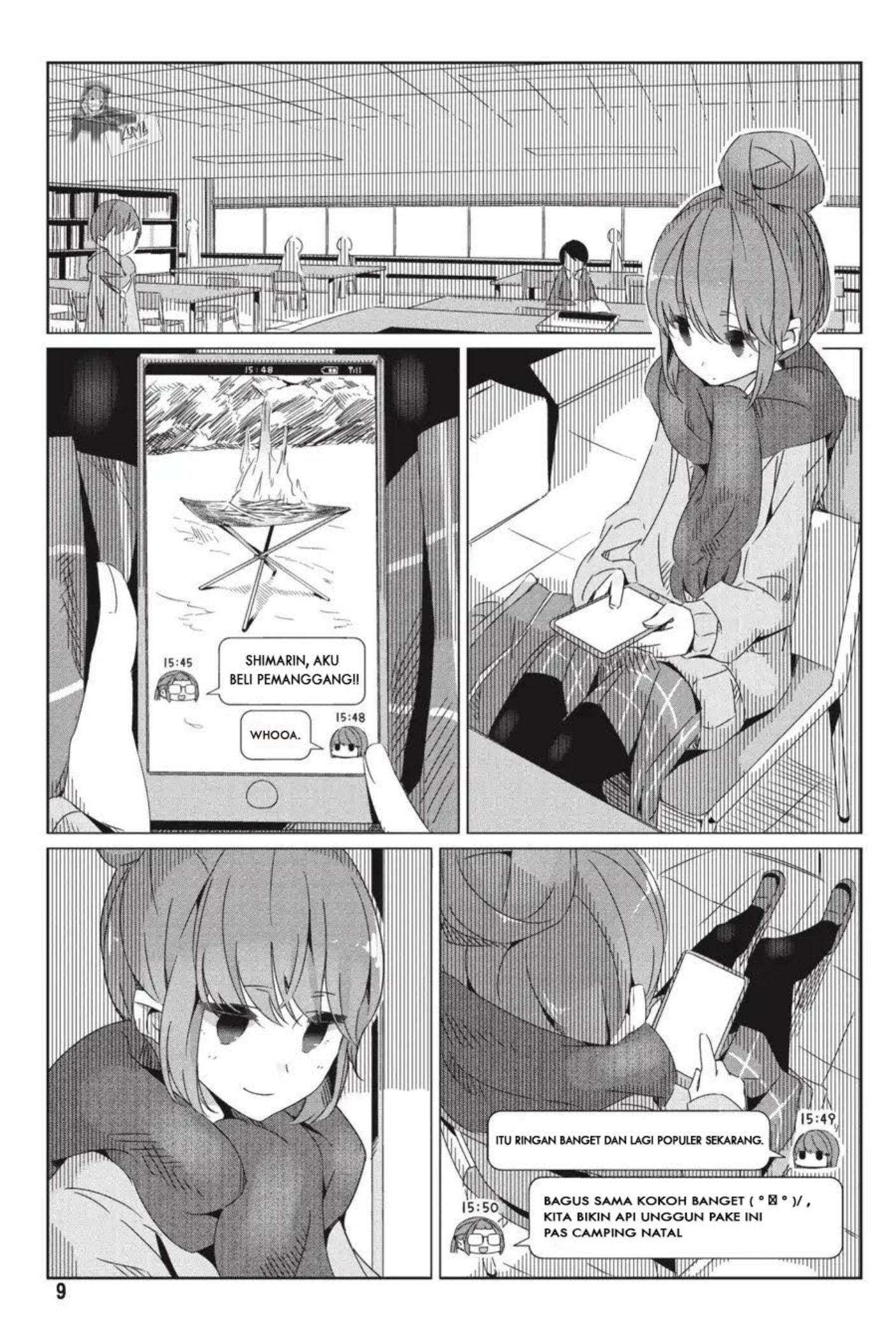 Yuru-Camp Chapter 19 Gambar 12