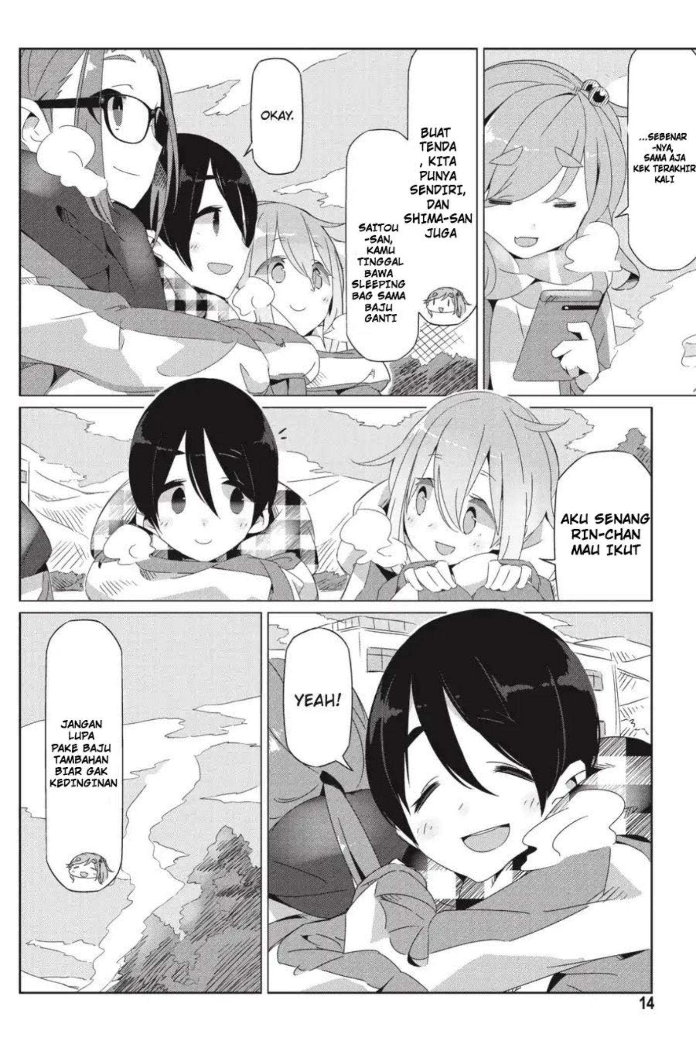Yuru-Camp Chapter 19 Gambar 17