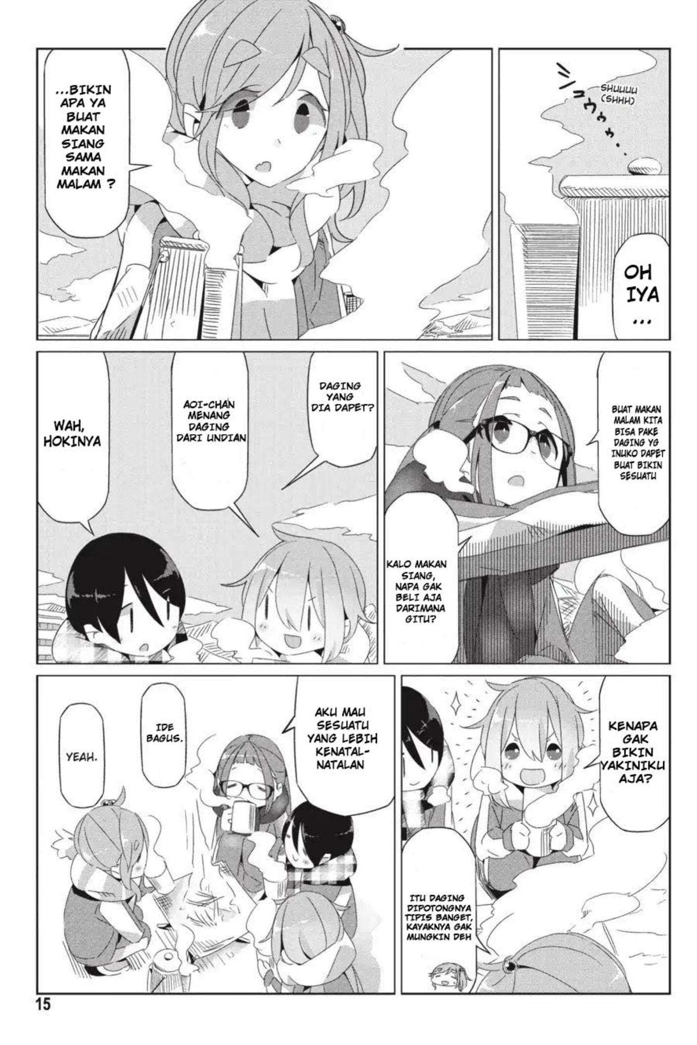 Yuru-Camp Chapter 19 Gambar 18