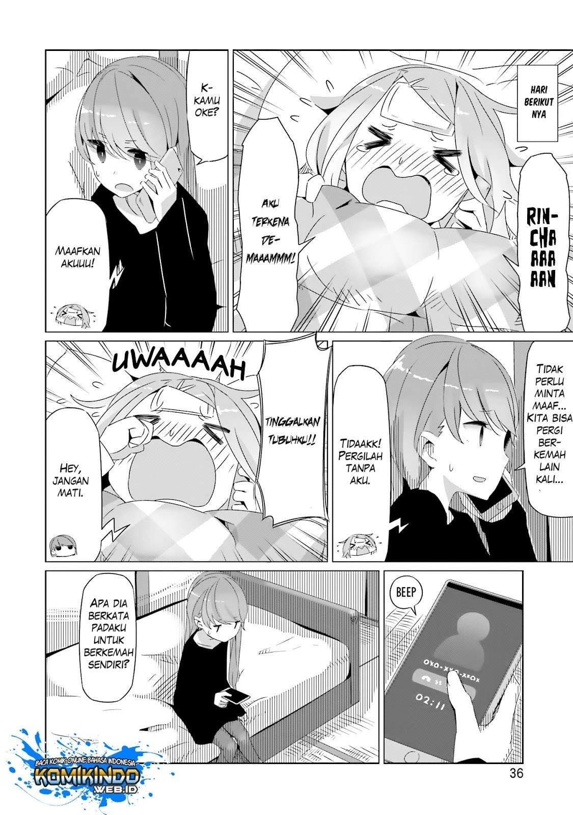 Yuru-Camp Chapter 15 Gambar 5