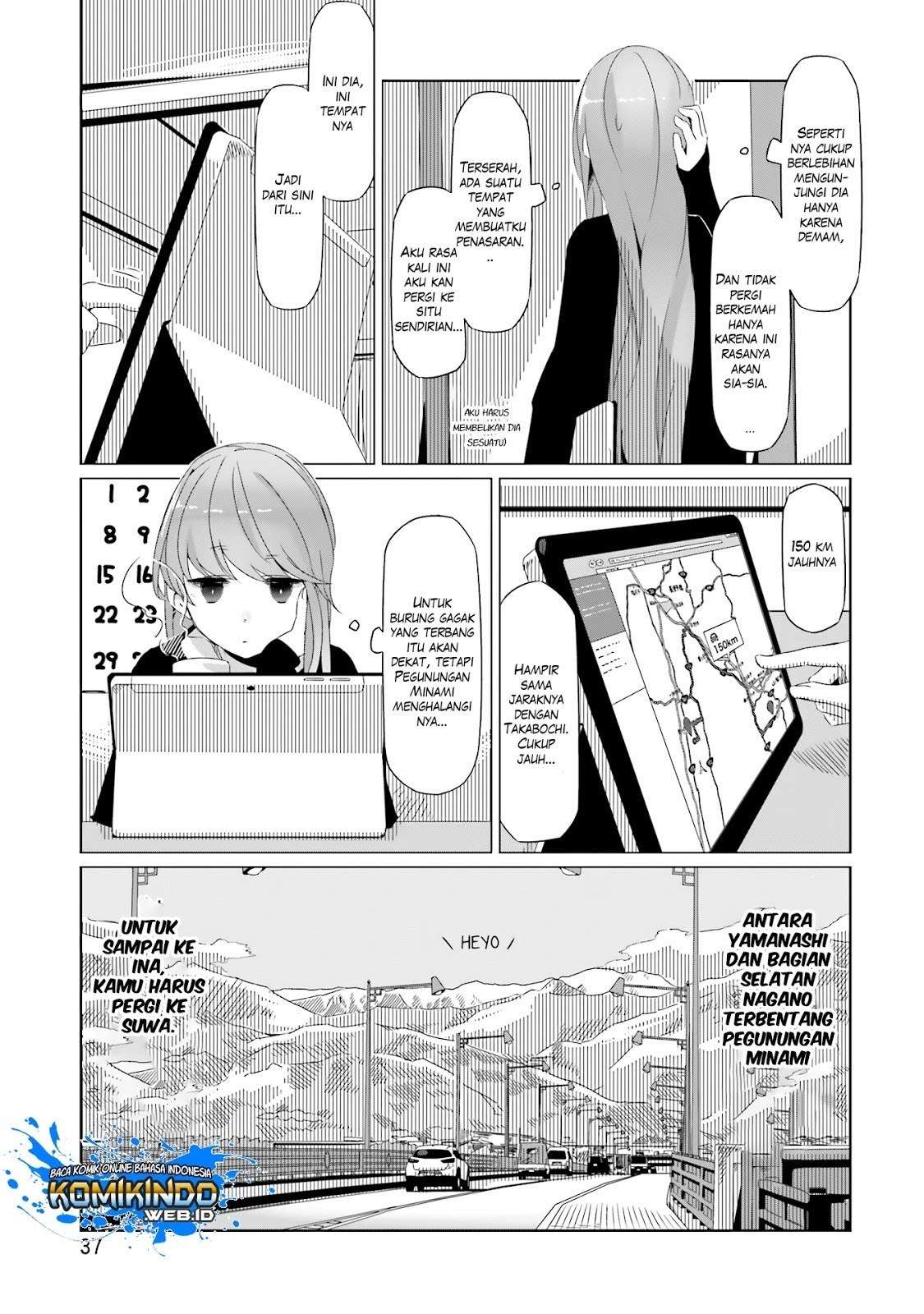 Yuru-Camp Chapter 15 Gambar 6