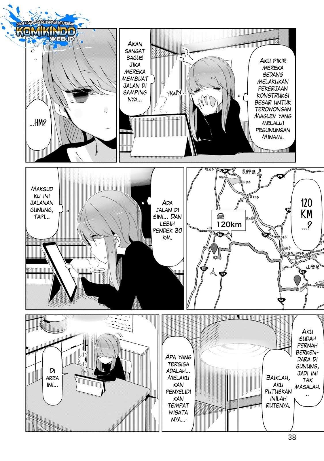 Yuru-Camp Chapter 15 Gambar 7