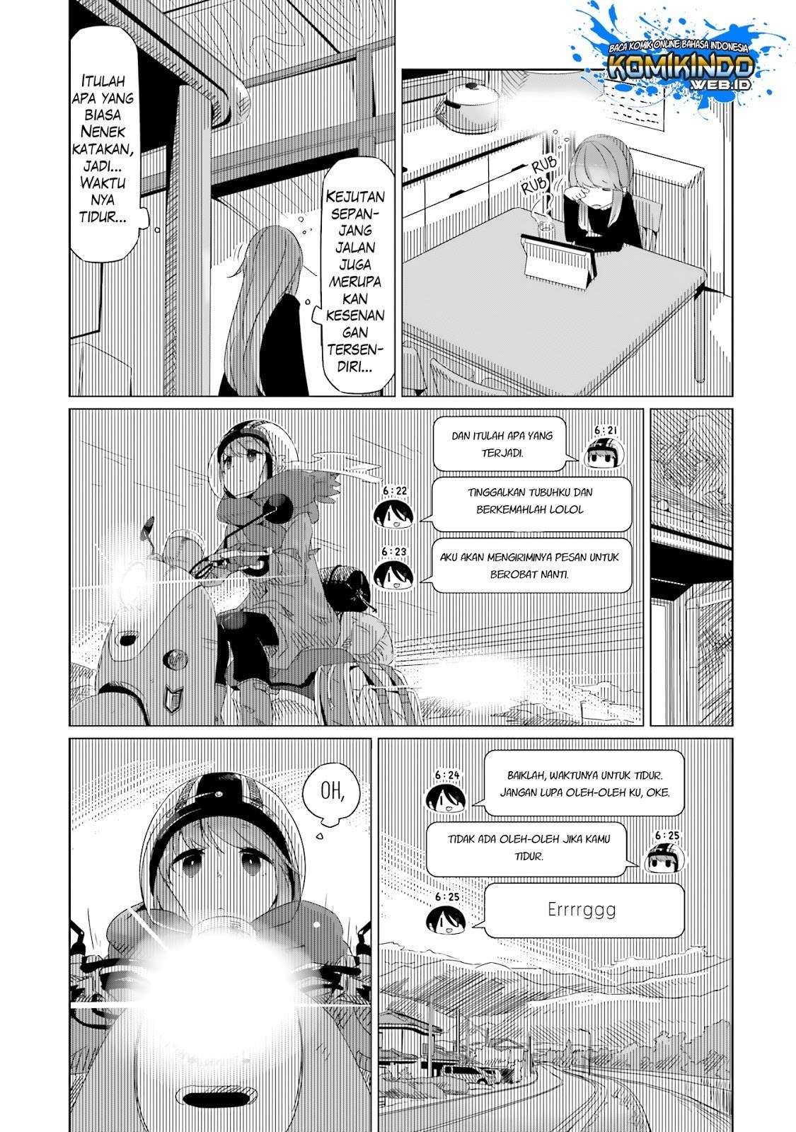 Yuru-Camp Chapter 15 Gambar 8