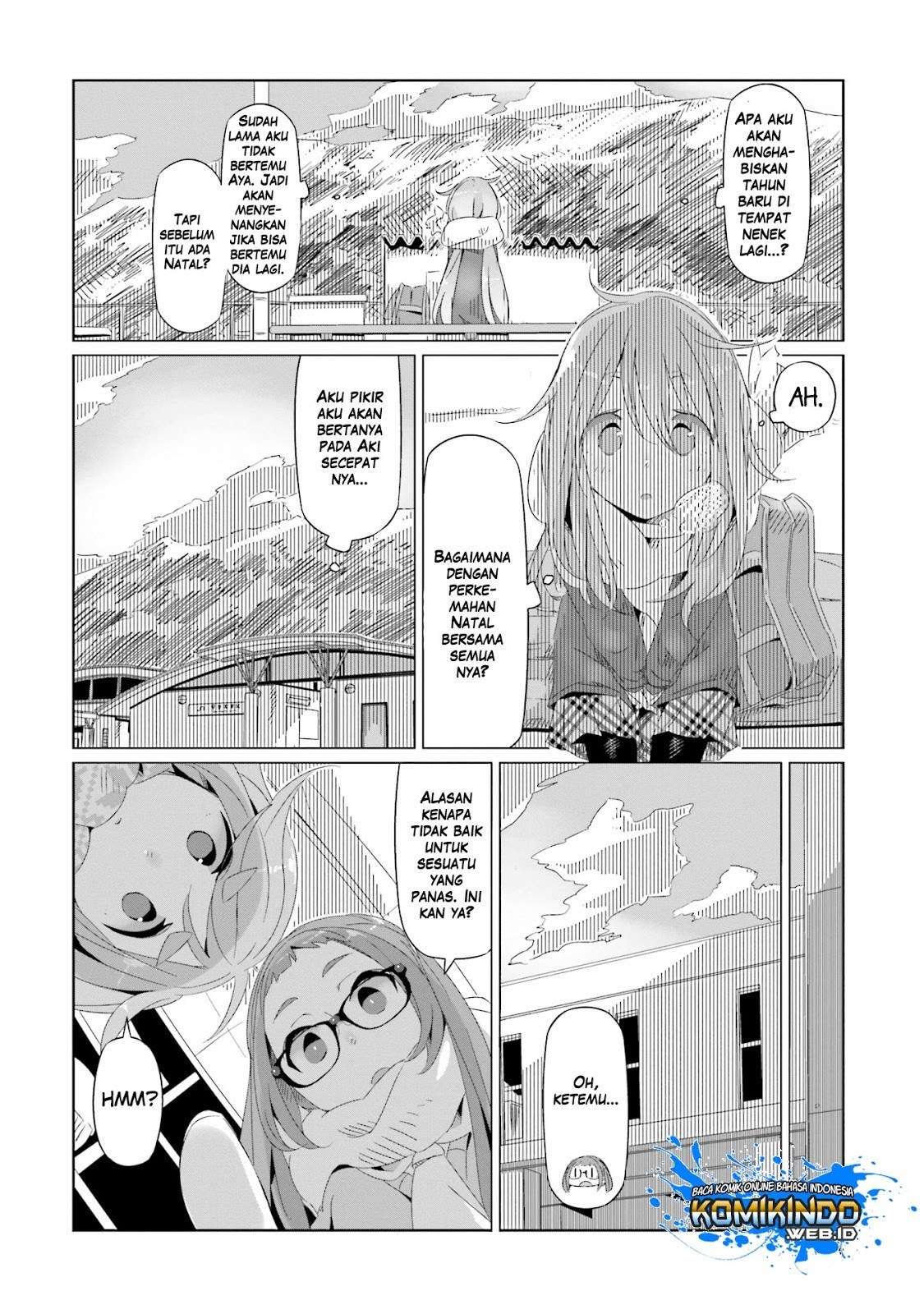 Yuru-Camp Chapter 13 Gambar 14