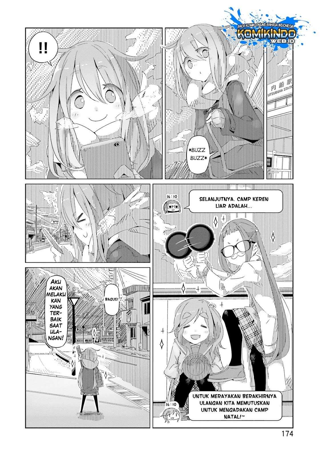 Yuru-Camp Chapter 13 Gambar 24